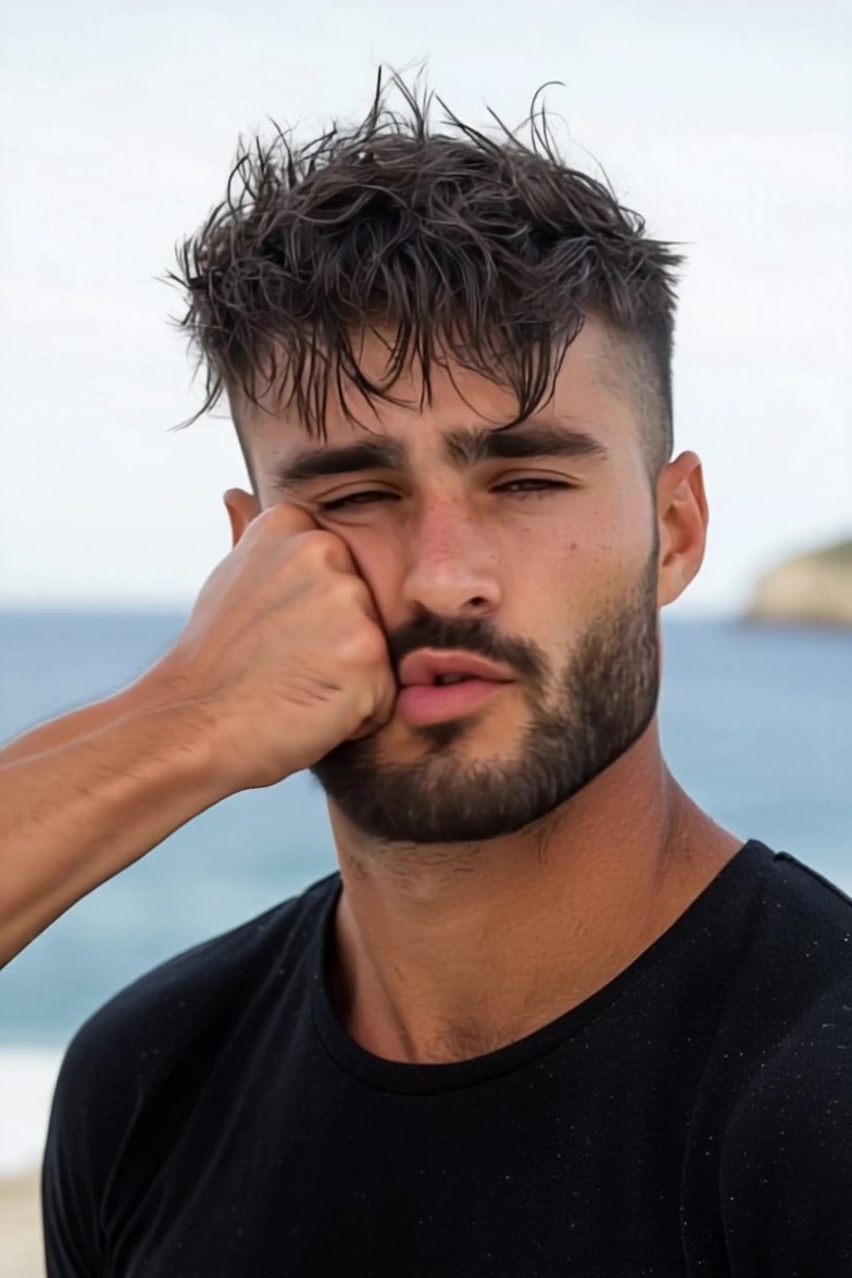 Schlag getroffen