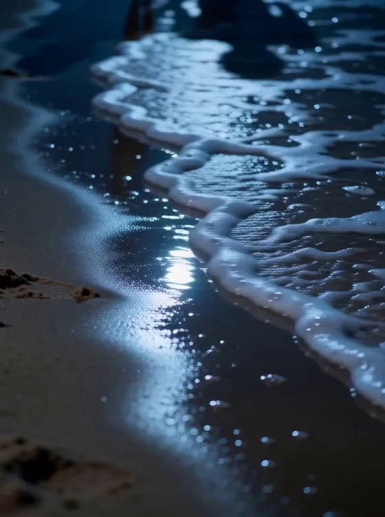 Moon Beach Kiss